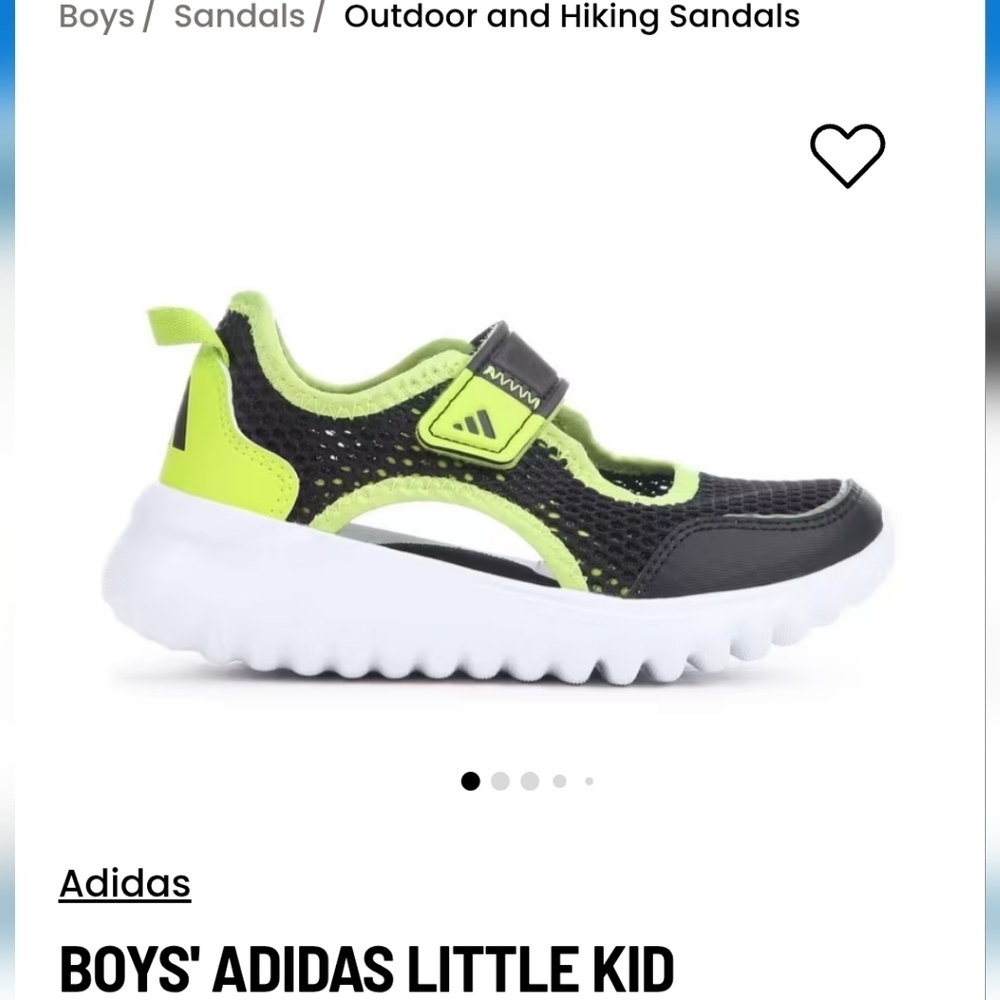 Adidas Summerflex Kids Size 2 Outdoor Hiking Water Sandals - Picture 5 of 5